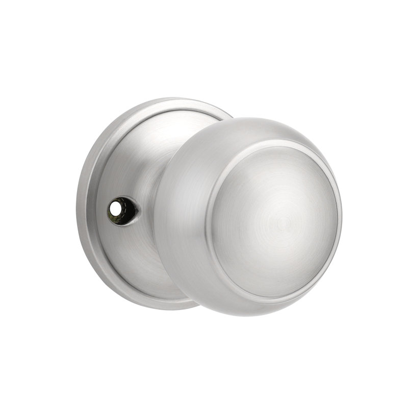 Privacy Door Knobs with Round Rosette, Antique Brass, Privacy (Bed & Bath)