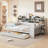 Multi-functional Bed with Two Storage Drawers and Study Desk