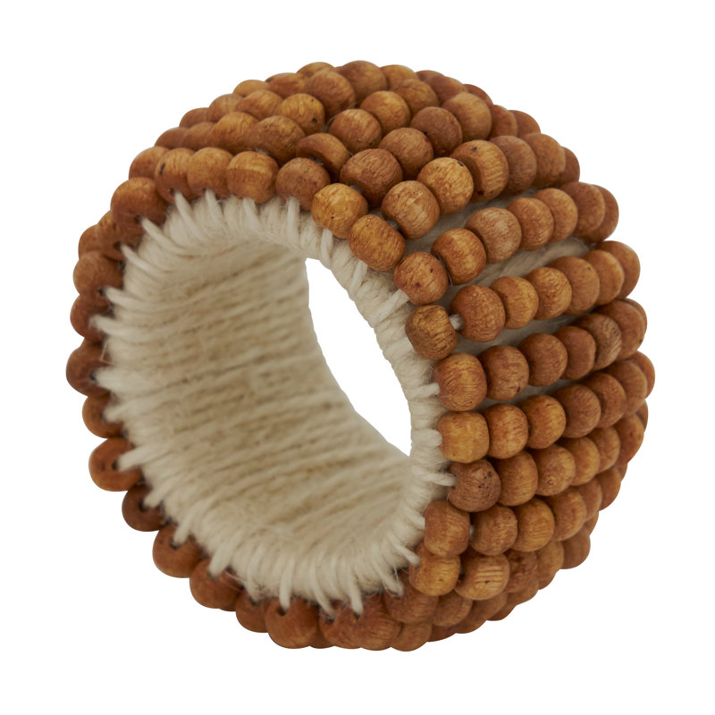 Napkin Ring Collection Wood Napkin Ring, Natural