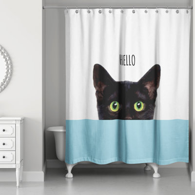 Rideau de douche simple Cats Collection