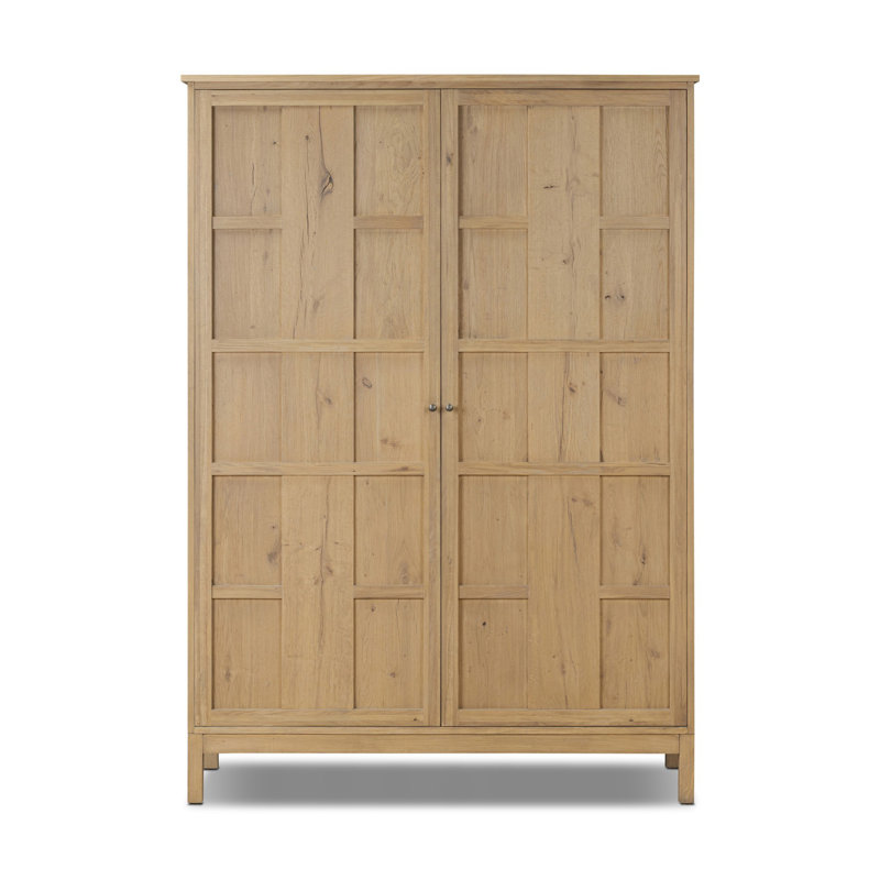 Alessio Cabinet-Aged Natural Oak, Aged Natural Oak