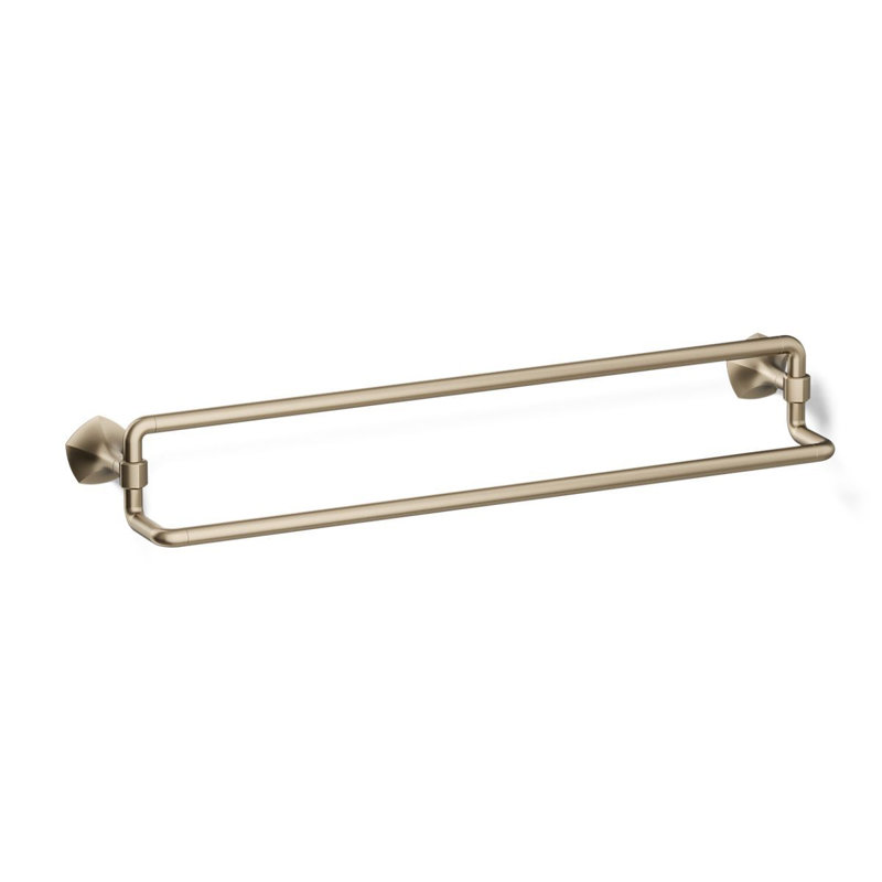 Occasion 24 In. Double Towel Bar, Vibrant Brushed Bronze