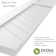 True Fit PVC Two Panel Chevron Modern Style Fixed Mount Shutters