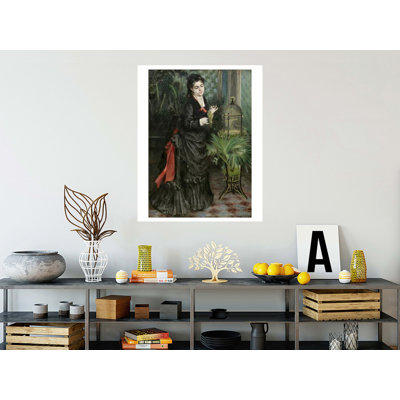 «Woman with the perruche» par Pierre-Auguste Renoir - Impression giclée
