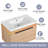Bishon 29.6'' Single Bathroom Vanity with Resin Top-1176600258