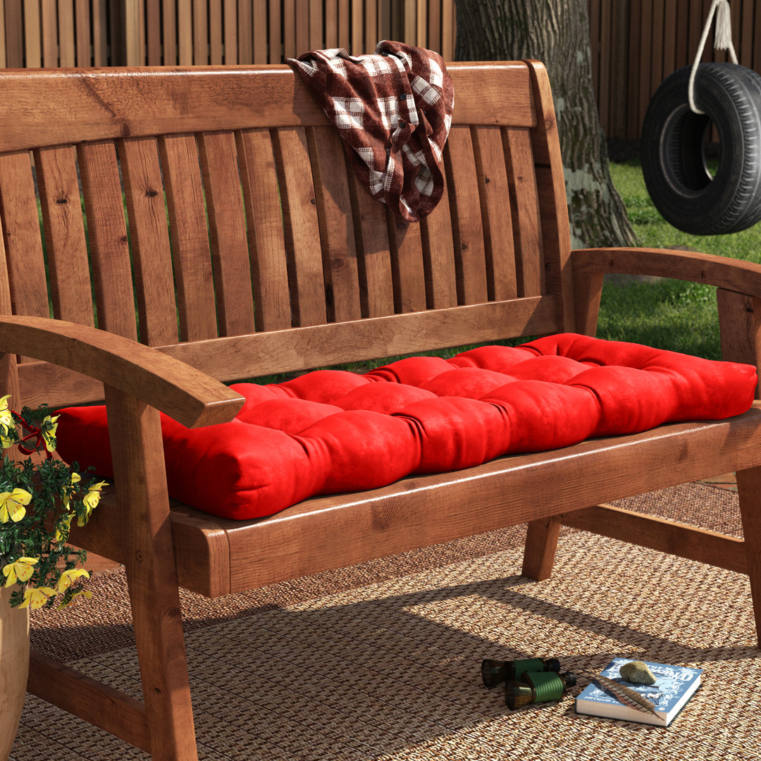 Shipton Outdoor 4'' Bench Seat Cushion Wade Logan® 