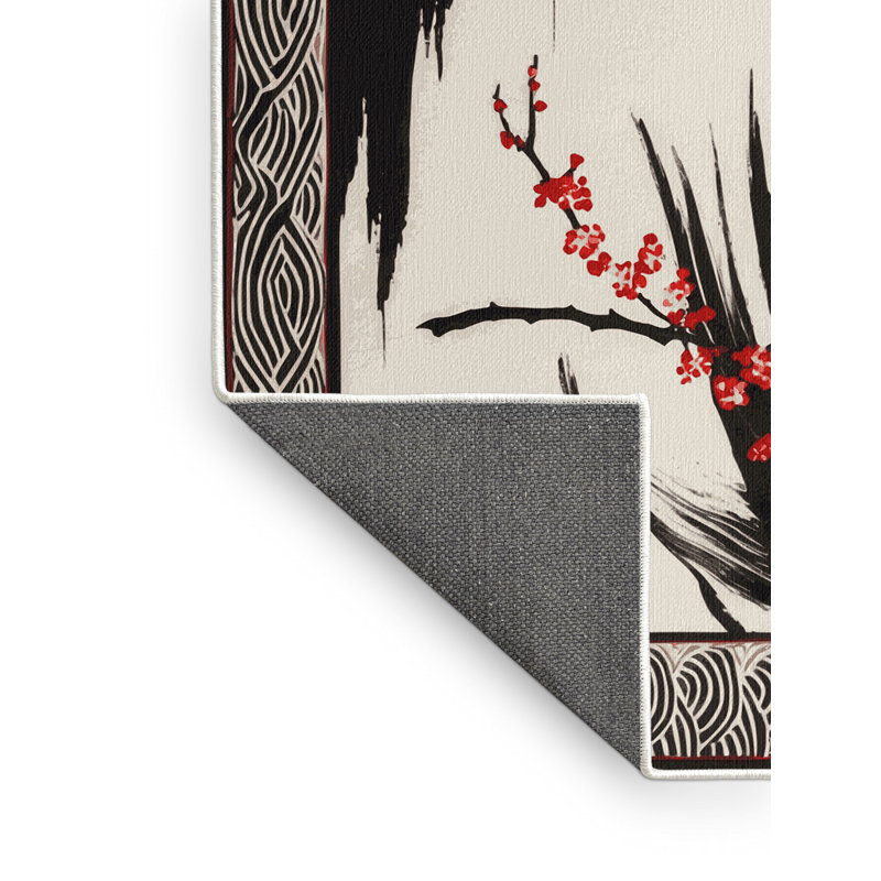 Scarlet Branches Rug, Rectangle 8' x 10'