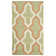 Rodgers Hand Woven Flat Weave Wool/Cotton Geometric Rug in Orange/Green