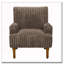 Chaise d'appoint moderne en velours côtelé-2061899782