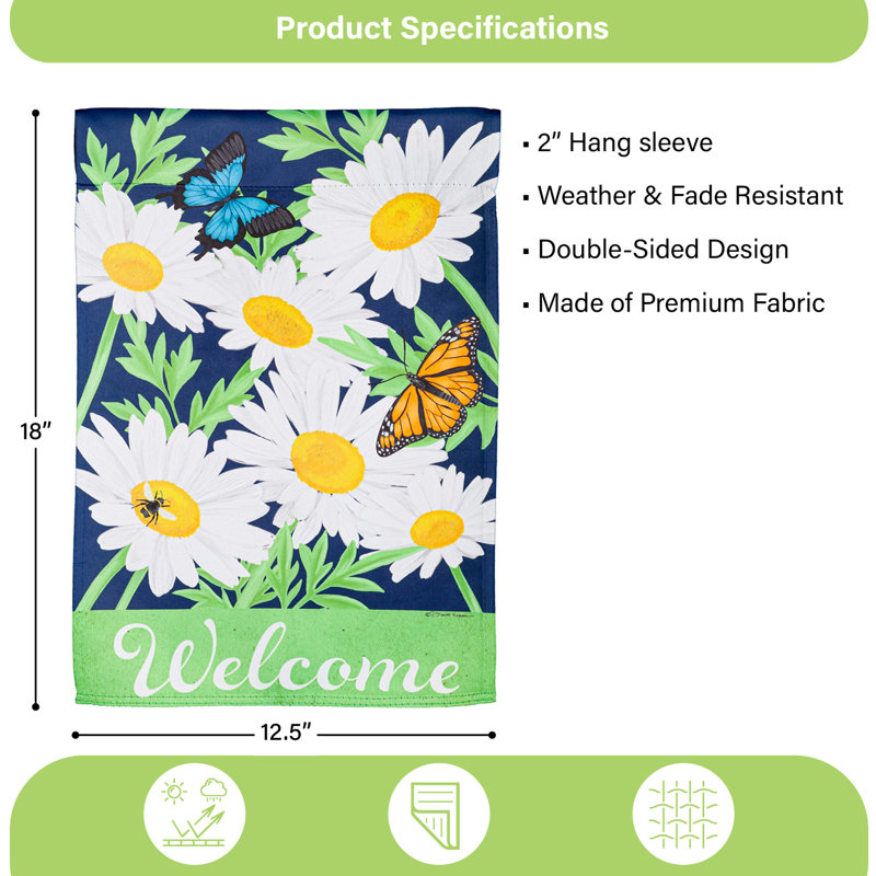 Drapeau Daisy Garden