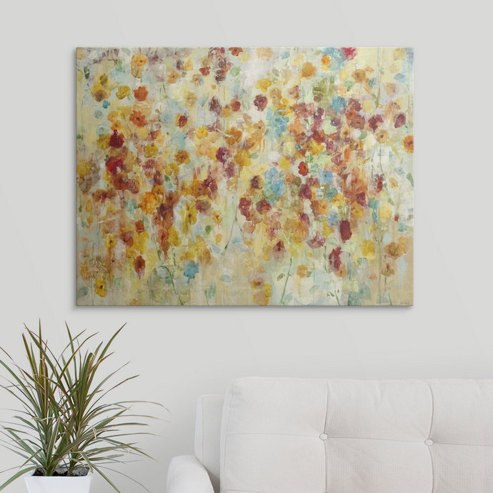 «Glensperth Tuileries» par Jill Martin, reproduction d'art, H 27 po x l 36 po x p 1,5 po, Toile