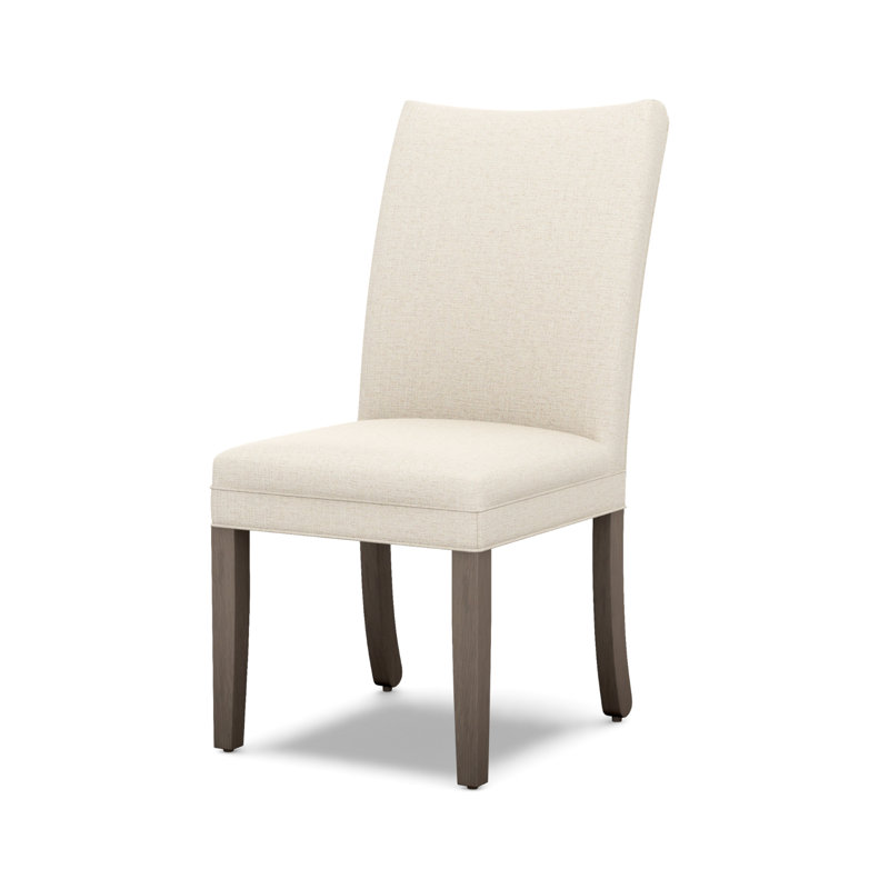 Prattsville Upholstered Dining Chair, White, Gray