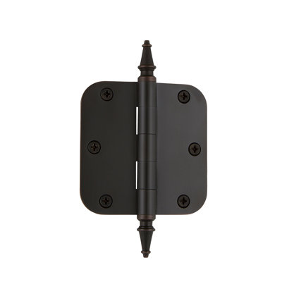 3.5'' x 3.5'' Brass Butt Bearing Hinge