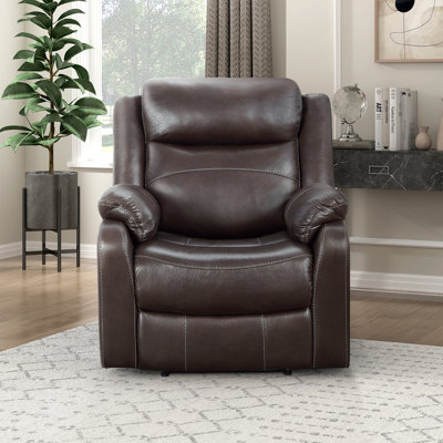 Fauteuil inclinable traditionnel 35 po en microfibre Karston