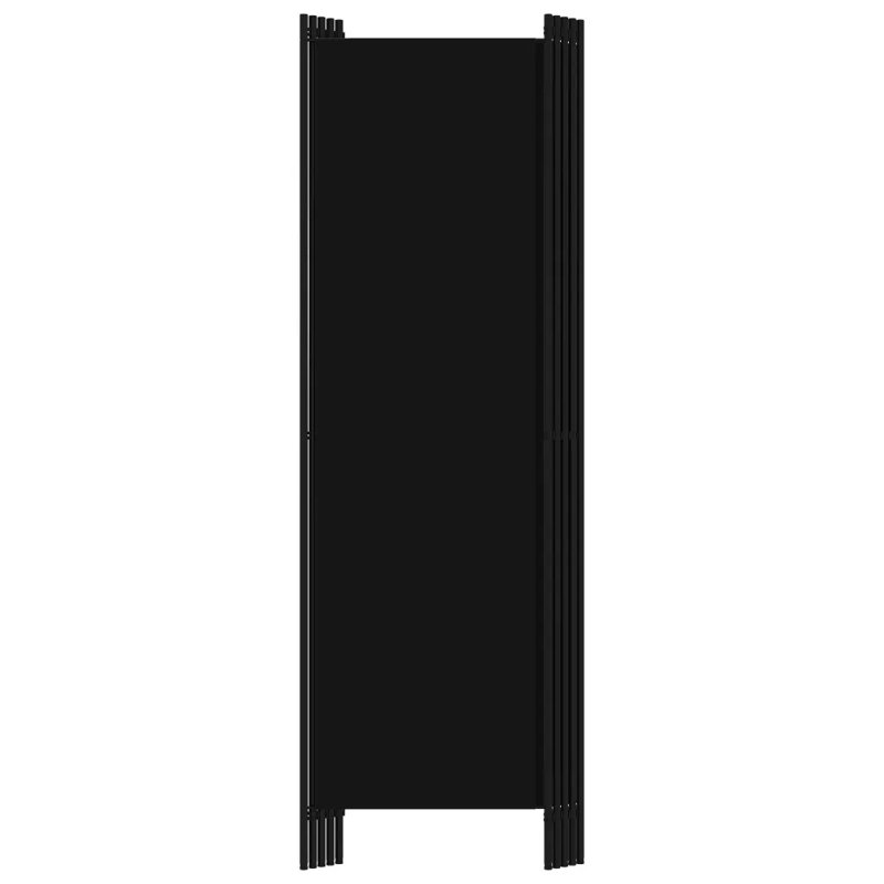 Abdisamad 3 Panel Room Divider, 3, 180cm H x 260cm W, Black