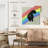 Brampt Rainbow Running Black Cat