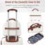 Ensemble de 3 valises à roulettes Hardshell 20 "+24" Valise à roulettes avec valise TSA