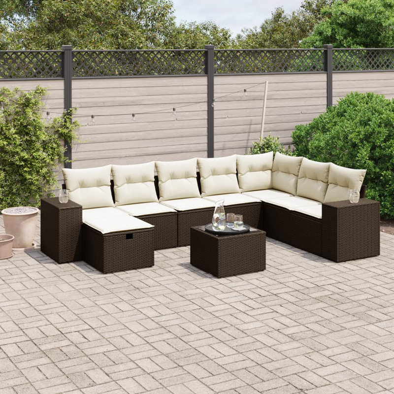 Ensemble de canapé de jardin Vidaxl