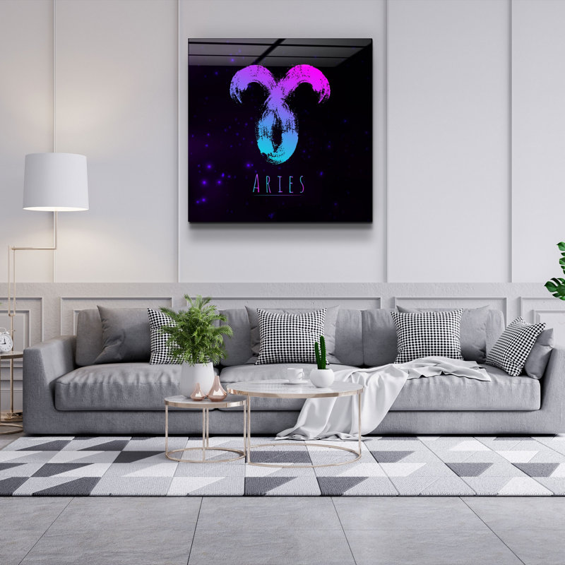 Peinture décorative en verre trempé
