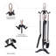 Amiyiah Iron Fireplace Tool Set
