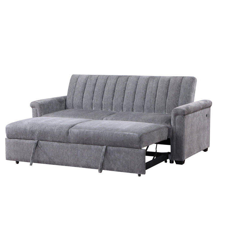 KONA DARK GREY PULL OUT SOFA