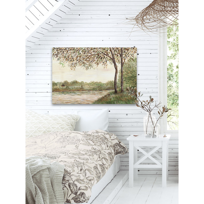 River Cuts - peinture sur toile tendue, L 12 po x H 8 po x P 1,5 po