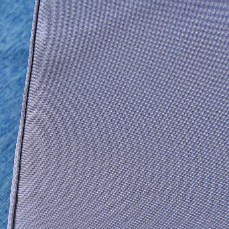 Ensemble de 2 chaises de patio, Gris foncé, Gris foncé