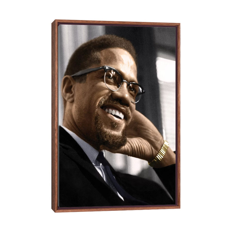 Malcolm X (1925-1965) par Granger-impression, Pas de tapis, H 26 po x l 18 po x 1,5 po