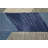 Hand Tufted Graphic Rug, Blue/Ivory-313536945