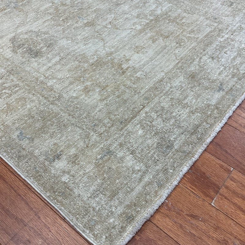  Handmade Oushak Wool Runner