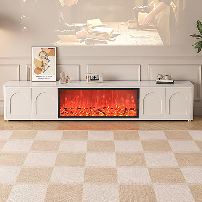 Meuble télé avec foyer moderne Modern Simulation