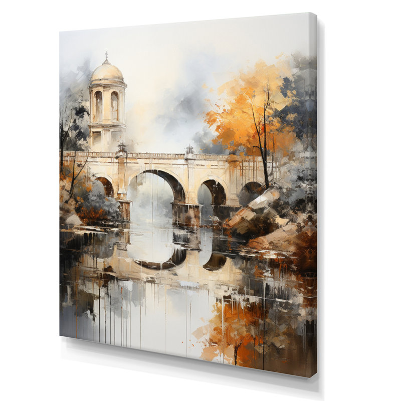 Pont Yher de Yanire, H 44 po x l 34 po x P 1,5 po, Toile tendue