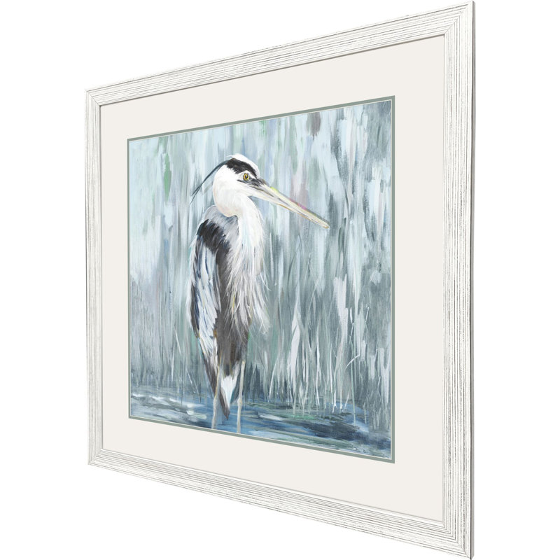 Standing Still Heron I Framed Art