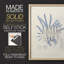 «Blue Marine Algae II», reproduction encadrée - bois massif-258975040