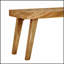 Banc en bois de manguier, conception simple et naturelle, confortable et durable, banc multifonctionnel