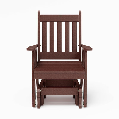 Fauteuil oscillant en plastique recyclé Weber