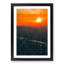 Sunset over Tokyo in Abstract - Picture Frame Graphic Art Print-55724728-55724730