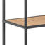 Analiegh 185cm H x 135cm W Steel Geometric Bookcase