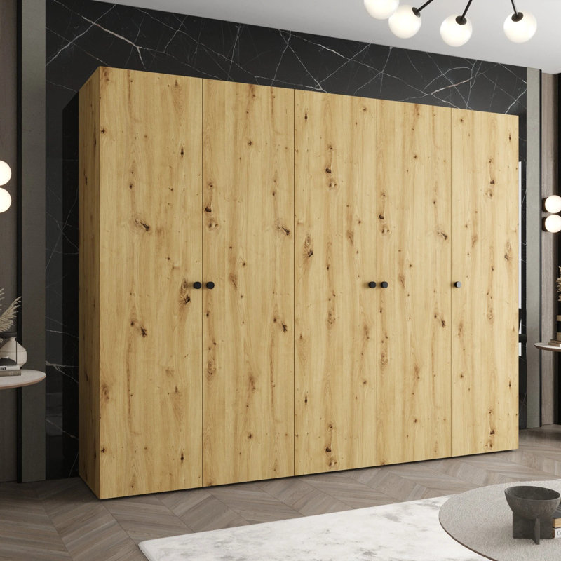 Manufactured Wood Wardrobe, Oak Artisan
