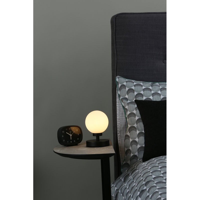 Metal Table Lamp Lamp, 17 cm H x 10.5 cm W x 10.5 cm D, Black