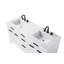 Meuble-lavabo double 60 po blanc-314797650-314797648