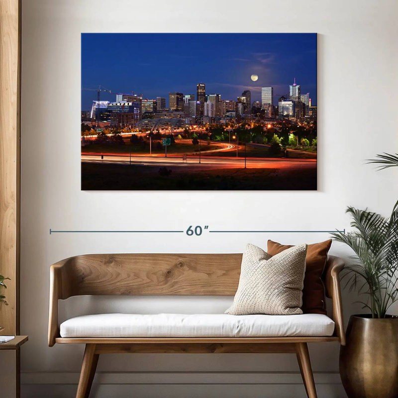 Nicci Denver City Light Trails, 32" H x 48" W