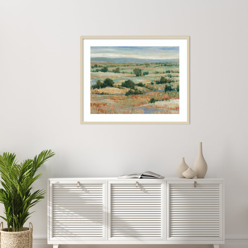 «Back Country I» par Tim Otoole, reproduction d'art encadrée sur bois, H 33 po x l 41 po