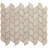 Silvleaf 12.21 in. x 13.39 in. Geometric Matte Aluminum Mosaic Tile-60816846