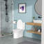 Toilette ronde une pièce GPF de créationstry (siège inclus)