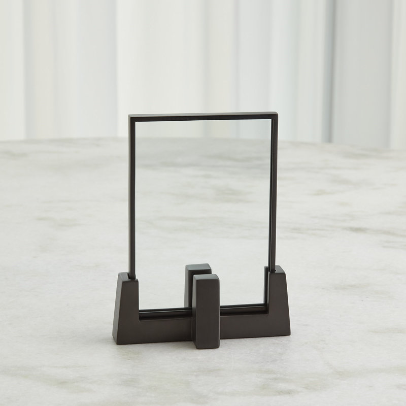 Hestia Picture Frame-Lg, Gray, 4" x 6"