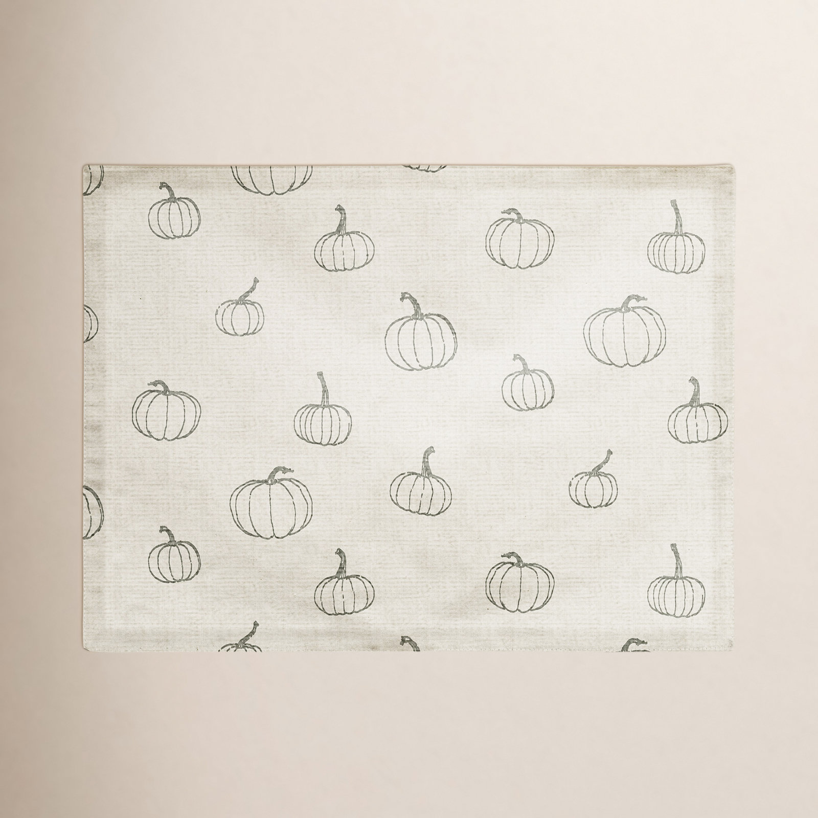 Mckaylia Cotton Rectangle Placemat, Gray