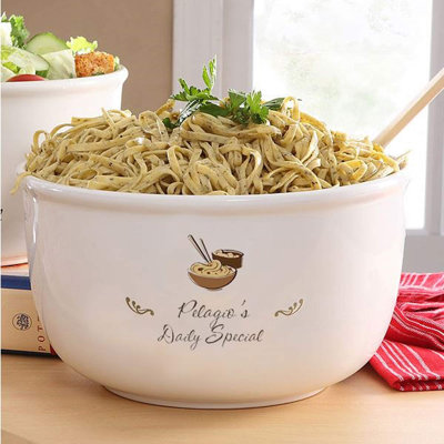 Personalization Mall Ceramic Serving Bowl