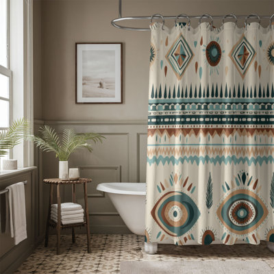 Bohemian Hues - Rideau de douche Premium