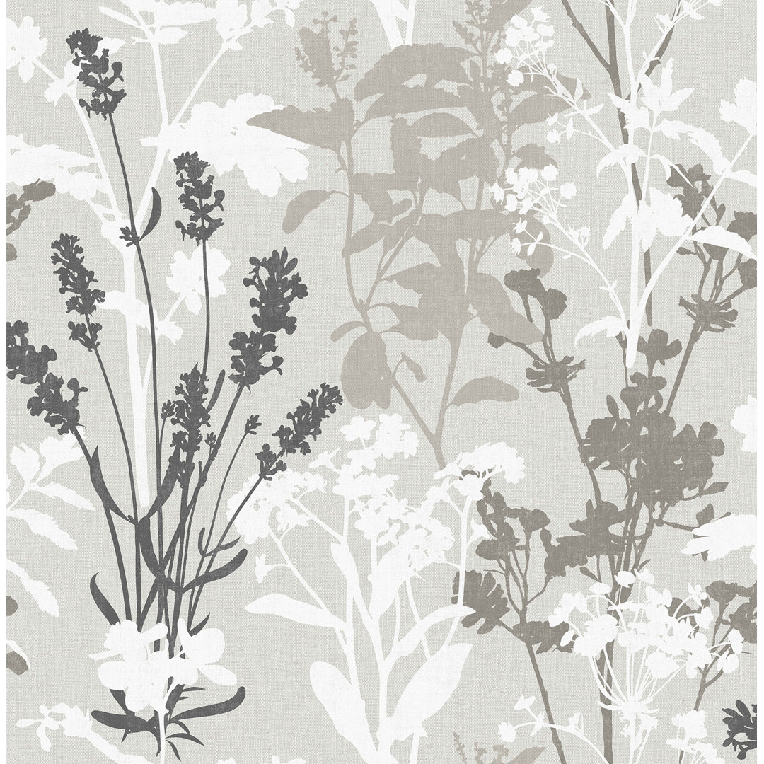 Wild Flowers 33' L x 20.5" W Wallpaper Roll Brewster Home Fashions 